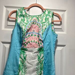 Lilly Pulitzer Blue and Green Dress